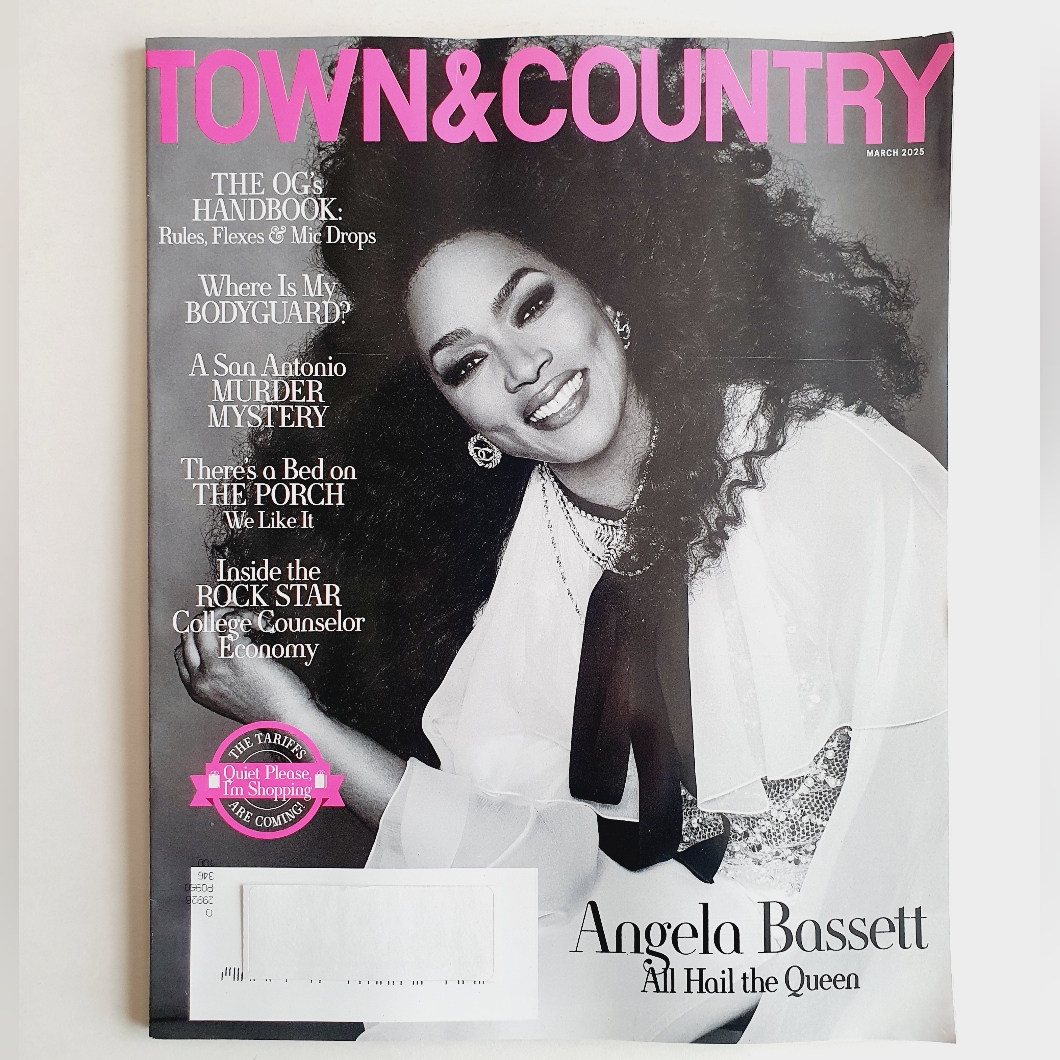 Town  Country Magazine March 2025  Angela Bassett